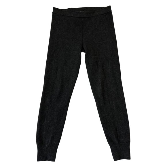 The Cashmere Project Cashmere Jogger Legging Pants Size M Gray Loungewear Comfy - Picture 1 of 11